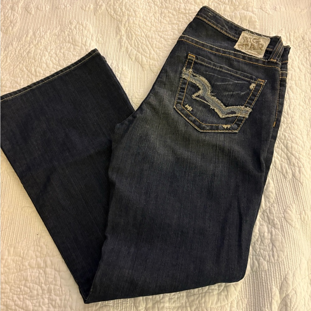 Big Star Maddie Women's Dark Indigo Boot Cut Jeans Size 31